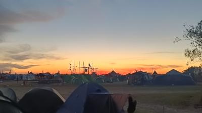 Billede taget på spejdernes lejr 2022